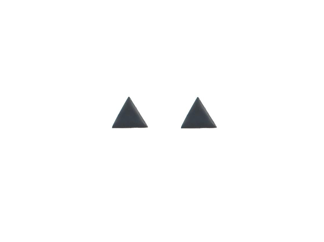 Mini Triangle Black Studs - Image 2