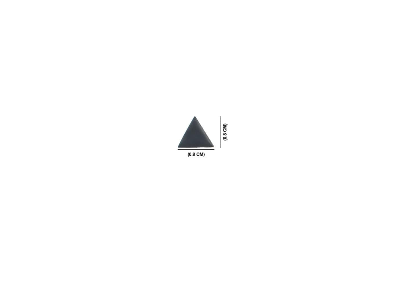 Mini Triangle Black Studs - Image 4
