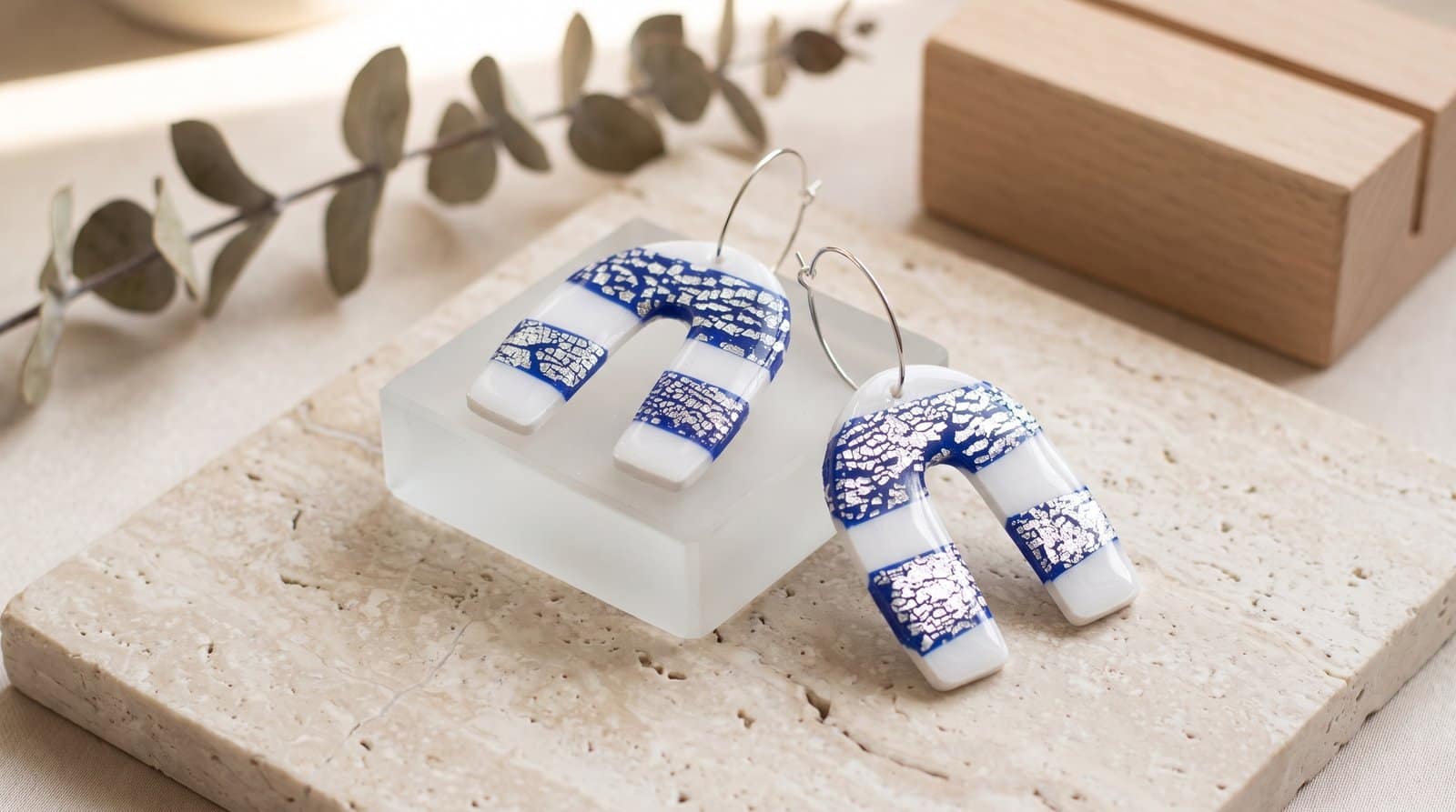 Snowy Night Earrings