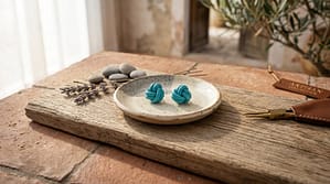 Mommy & Me Turquoise Double Knot Studs