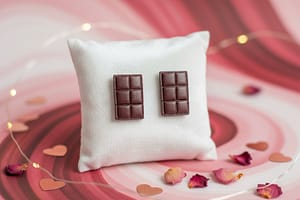 Brown Chocolate Studs