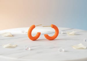 Tangerine Hoops